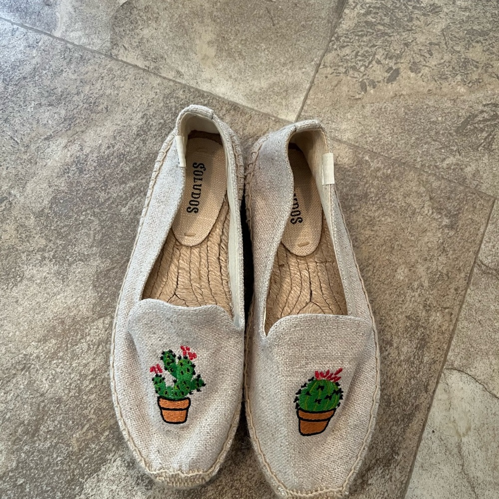 Soludos Beige Cactus Espadrilles